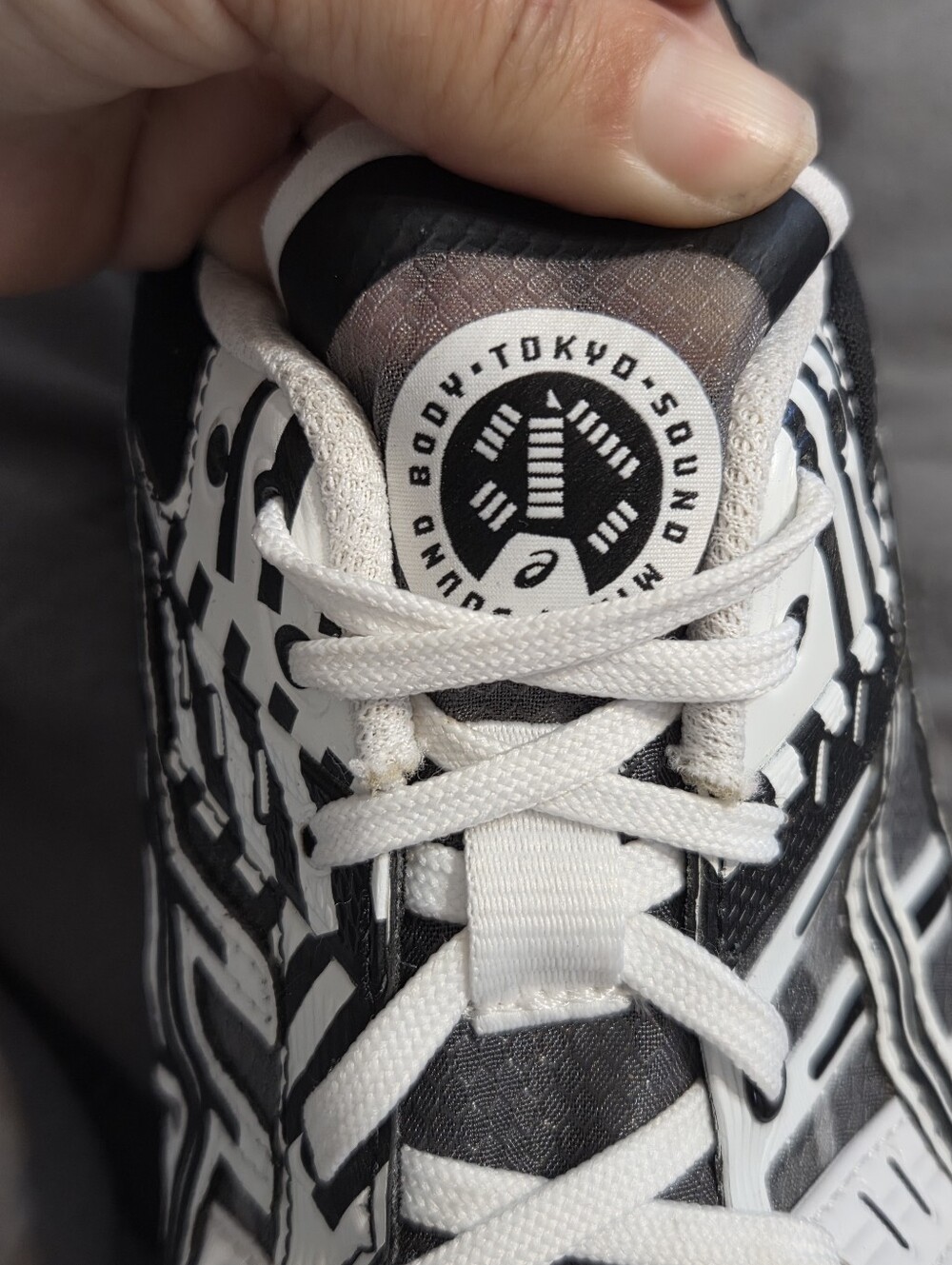 Asics Gel Kinsei OG Black, White Sneakers Size 9 Samaria Tokyo Running Outdoor - Picture 10 of 12